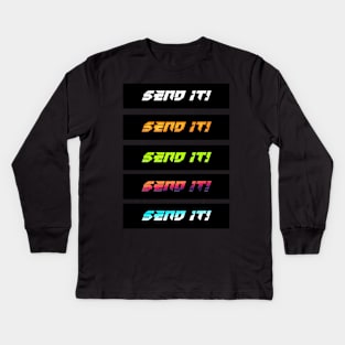 Send it! | Sticker pack Kids Long Sleeve T-Shirt